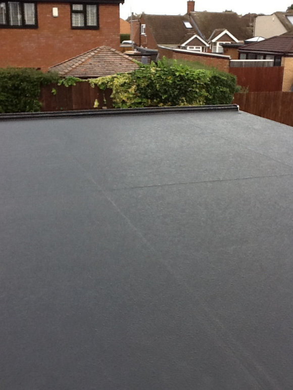 Another photo of a rubber roof installation by JDN Plastics